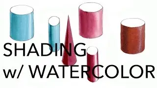 Illustration Tutorial: Shading with Watercolor & Gouache