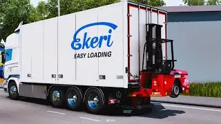Tandem addon for RJL Scania v2.4.1 - Euro Truck Simulator 2 Mod