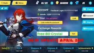(FREE 80 CRYSTAL!!) New - Exchange Code [Honkai Impact 3 SEA]