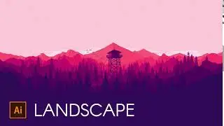 Adobe Illustrator Tutorial: Creating Vector Landscape