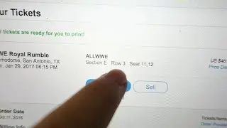 BUYING WWE ROYAL RUMBLE TICKETS