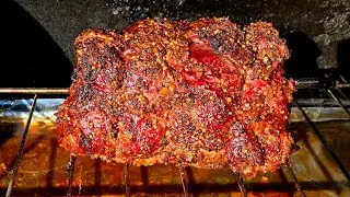 Smoking Beef Sirloin Roast on the Pit Boss