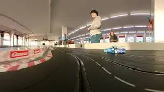 Streckenbesichtigung 2022 in der Slotcararena - Hell Race (48 m) - 360-Grad-Video 4K
