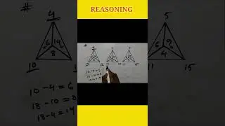 Reasoning, find messing number. #education #maths #reasoning