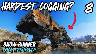 EXTREME logging mission almost broke me | SnowRunner Kola Peninsula