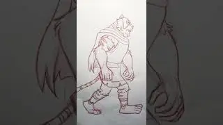 Traditional Animation Walk cycle on paper 