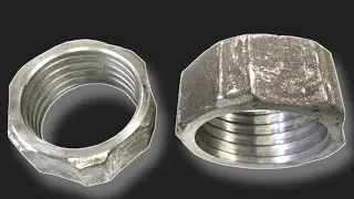 thread cutting on the lathe machine | Cutting a square thread on the lathe machine.