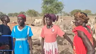 Traditional wedding of Eng Aguek malual malek and Akuot Wundit madut in badoor luit 