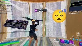 Fortnite Chill keyboard ASMR😴 (satisfying keyboard sounds Fortnite)☁️