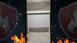 Противопожарная штора FireTechnics EI60, Складской комплекс.