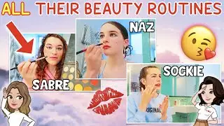 ALL the Norris Girls FULL Makeup ROUTINES! Sabre, Sockie, Naz, & Brooke!