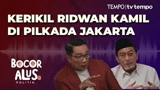 Ridwan Kamil-Suswono Buka-bukaan soal Dinasti Politik Jokowi | Bocor Alus Politik
