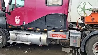 Миша и его Kenworth T2000 2024. Автономное энергообеспечение, датчики давления в шинах, Трал