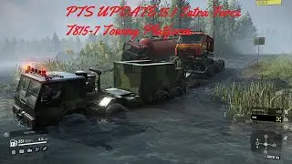 SnowRunner: PTS UPDATE 15.1 Tatra Force T815-7 Towing Platform
