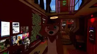 VRChat - Rainy Road Game | Cozy Two-Floor Motorhome Jorney With Squirrel (Sensi) 🐿️