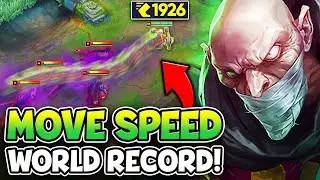 SINGED, BUT I MOVE SO FAST IT LOOK'S LIKE I'M HACKING (1900 MOVE SPEED WTF?!)