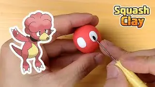 Sculpting Magby Fire-type baby Pokémon Clay art