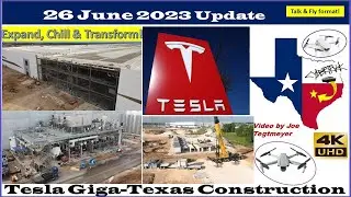 Walls Gone, W Enter Cladding & Megapack Transformer Install! 26 June 2023 Giga Texas Update(07:45AM)