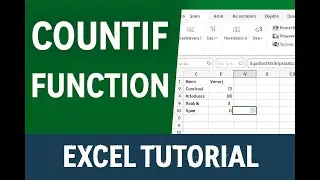 How to Use COUNTIF Function to Count Cells Not Equal to Multiple Criteria | Excel Tutorial