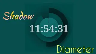 Canvas Look Analog Clock | How to create analog clock using html css and javascript