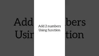 sum of two numbers using function in C++