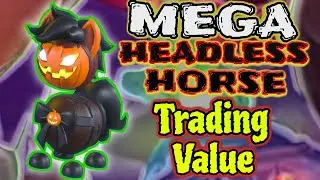 OFFERS FOR MEGA NEON HEADLESS HORSE IN ADOPT ME! Halloween Event #megaheadlesshorse
