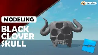 Black Clover Demon Skull | Blender Sculpting to Roblox Studio