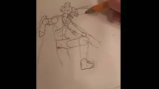 How to draw Chainsaw Man/Time-lapse
