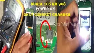 Nokia 105 RM 908 Power on When Connect Charger Problem Solution 2020