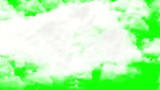 cloud green screen 4k