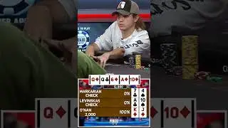 OMG! Royal Flush at World Series of Poker!? #shorts