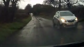 Heavy flooding on country roads