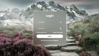 Build a Simple Login Form with HTML and CSS from Scratch!