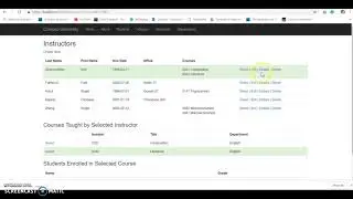 Contoso University Razor Pages App