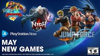 PlayStation Now  May 2021 Official Lineup