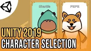 Character Selection - Cycling Characters [Tutorial][C#] - Unity tutorial 2019