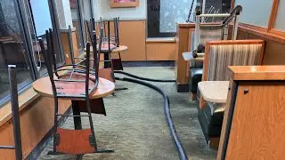Watch How Blas Carpet Removes High Traffic Stains At Fast Food Restaurant