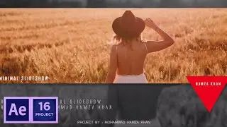 Minimal Slideshow | After Effect CC Motion Graphics | Hamza Visuals