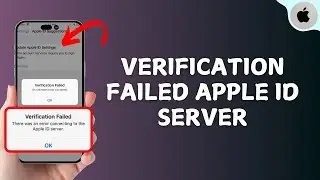 Fix ''Verification Failed Apple ID Server