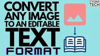 How To Convert Any Image/ Picture To Editable Text/ Document | Simple & Easy Method Without Software