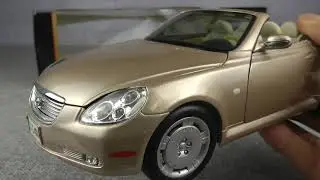 Full in depth review Lexus SC430 Maisto Diecast Scale car Model Unboxing