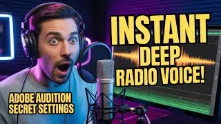 How To Get A Deep Radio Voice in Adobe Audition (2026 Settings)