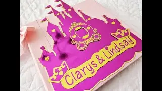 🔴TUTO "LIVRE D'OR DE BAPTEME" #scrapbooking #scrap #tutorial #action #tutoriels #silhouette #cricut