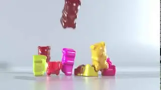 Houdini Gummy bear Vellum simulation