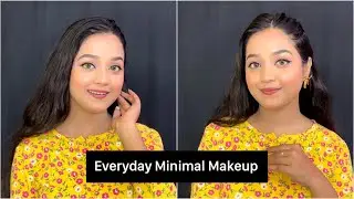 Simple Everyday Makeup Look | Minimal Makeup For Begginers 💛