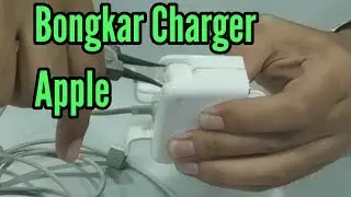 How to repair an Apple MacBook power supply (MagSafe) | Cara Bongkar Charger Laptop Apple