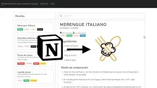 Adapté Notion para usarlo como un CMS en Instructivo para quemar cocinas