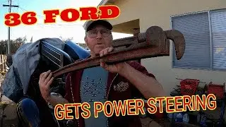PART 2 OF 1936 FORD POWER STEERING CONVERSION