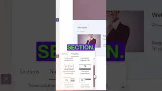 How to take advantage of Page Section Templates in SharePoint Online