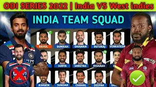 India vs West indies 2022 | india vs west indies odi squad | #cricketmr